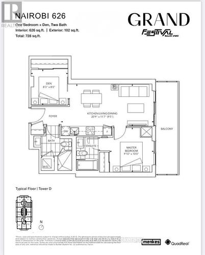 1506 - 28 INTERCHANGE WAY  Vaughan, ON L4K 0P8