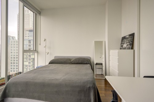 Chambre à coucher - 3603-1155 Rue De La Montagne, Montréal (Ville-Marie), QC - Indoor Photo Showing Bedroom