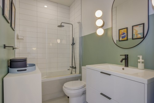 Salle de bains - 3603-1155 Rue De La Montagne, Montréal (Ville-Marie), QC - Indoor Photo Showing Bathroom