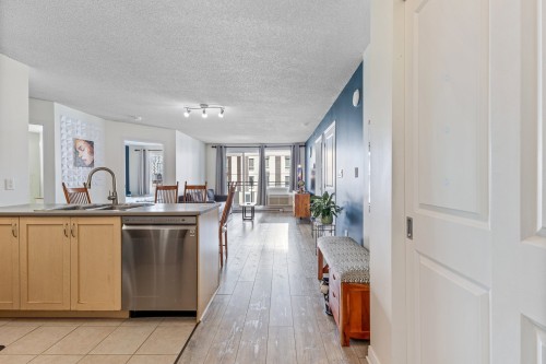 Hall d'entrée/Vestibule - 1406-1280 Rue St-Jacques, Montréal (Ville-Marie), QC - Indoor Photo Showing Kitchen With Double Sink