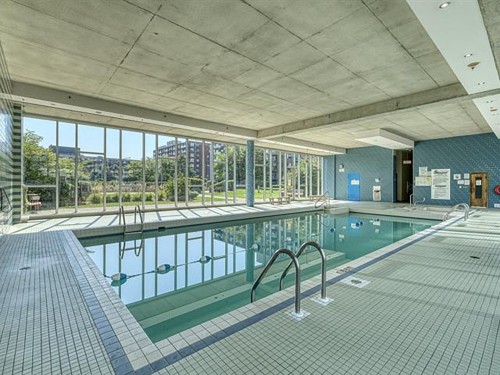 Piscine - 1406-1280 Rue St-Jacques, Montréal (Ville-Marie), QC - Indoor Photo Showing Other Room With In Ground Pool