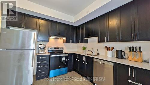 319 - 755 Omega Drive, Pickering, ON - Indoor Photo Showing Kitchen With Stainless Steel Kitchen With Double Sink