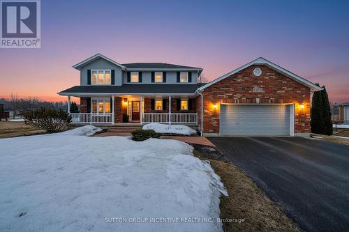 60 O'Neill Circle, Springwater, ON - Outdoor With Deck Patio Veranda With Facade