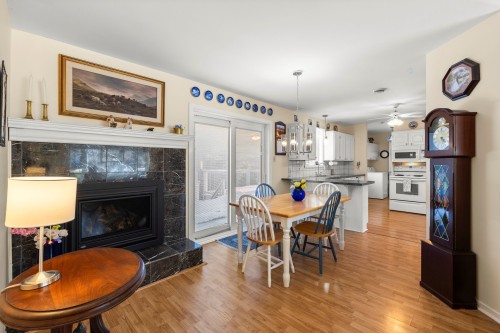 Intérieur - 117 Rue Melrose, Hudson, QC - Indoor Photo Showing Dining Room With Fireplace