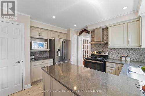 2032 Shannon Drive, Mississauga, ON - Indoor Photo Showing Kitchen With Upgraded Kitchen
