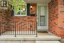Entrance to property with brick siding and covered porch - 47 Claycroft Crescent Unit# Upper, Kitchener, ON  - Outdoor With Exterior 