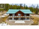 Log Home - Back View - 475 Bluenose Road, Coldstream, BC  - Outdoor With Deck Patio Veranda 