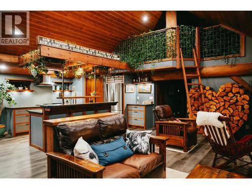 Lodge at Night - 475 Bluenose Road, Coldstream, BC 