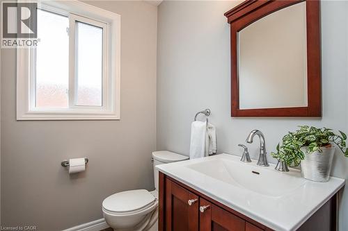 Bathroom featuring vanity and toilet - 236 Dartmoor Crescent, Waterloo, ON - Indoor Photo Showing Bathroom