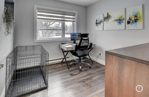 Bedroom - 140 Av. De La Mennais, La Prairie, QC - Indoor Photo Showing Office