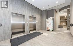 Common area with recessed lighting and a high ceiling - 