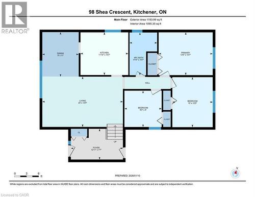 View of home floor plan - 98 Shea Crescent, Kitchener, ON - Other
