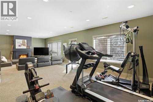102 802 Heritage Crescent, Saskatoon, SK - Indoor Photo Showing Gym Room