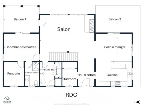 Plan (croquis) - 5 Ch. D'Azur, Val-Des-Lacs, QC 