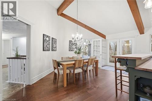 1987 Snake Road, Burlington, ON - Indoor Photo Showing Dining Room
