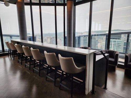 Salle de conférence - 1805-1288 Rue St-Antoine O., Montréal (Ville-Marie), QC - Indoor Photo Showing Dining Room
