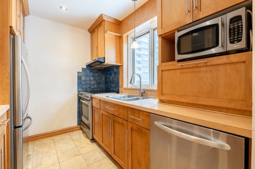 Kitchen - 181 Rue Dufferin, Hampstead, QC - Indoor Photo Showing Kitchen With Double Sink