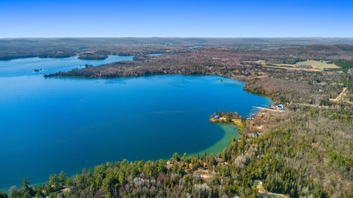 Photo aérienne - 29 Ch. Des Pins, Messines, QC - Outdoor With Body Of Water With View
