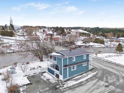 Photo aérienne - 112 Rue Du Pont, Saint-Ludger, QC - Outdoor With View