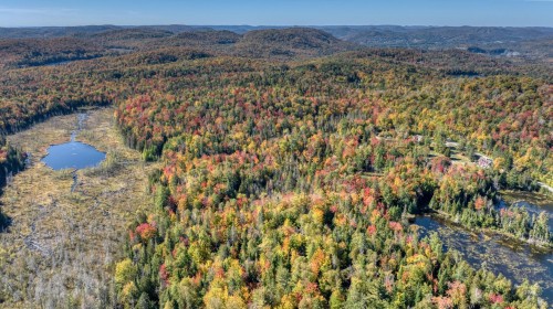 Aerial View - Ch. Du Lac-Pilon, Sainte-Adèle, QC 
