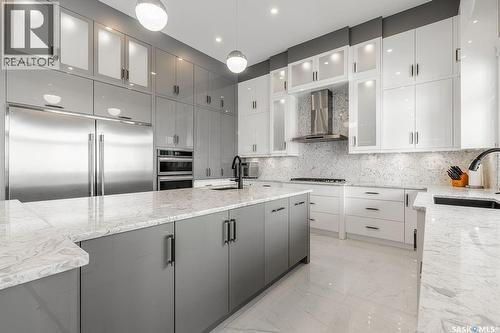 623 Kenaschuk Crescent, Saskatoon, SK - Indoor Photo Showing Kitchen With Upgraded Kitchen