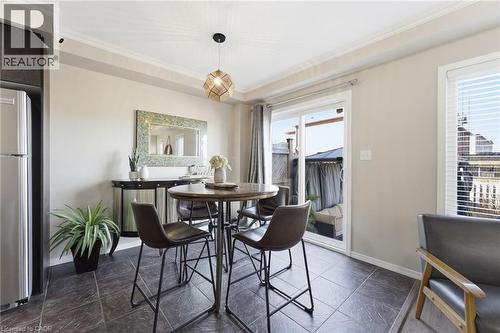 Dining room featuring baseboards and ornamental molding - 208 Templewood Drive, Kitchener, ON - Indoor Photo Showing Dining Room