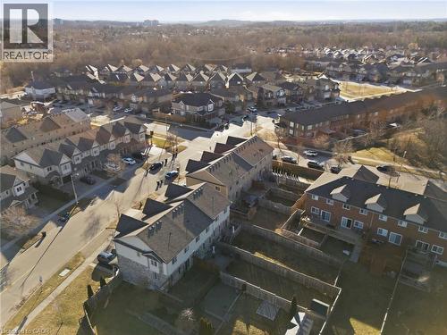 Aerial overview of property's location with nearby suburban area - 208 Templewood Drive, Kitchener, ON - Outdoor With View