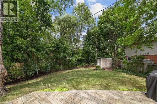 319 Erindale Drive, Burlington, ON - Outdoor With Deck Patio Veranda With Backyard