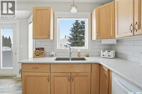 1002 Pezer Crescent, Saskatoon, SK - Indoor Photo Showing Kitchen With Double Sink