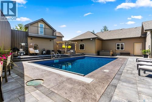 15 Meadow Bay, Lumsden, SK - Outdoor With In Ground Pool With Exterior