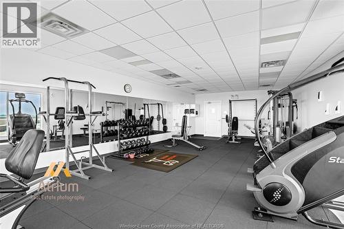 1225 Riverside Unit# 409, Windsor, ON - Indoor Photo Showing Gym Room