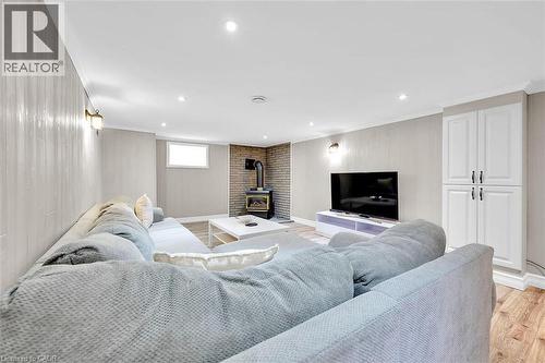 28 Marion Crescent, Dundas, ON - Indoor With Fireplace