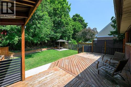 28 Marion Crescent, Dundas, ON - Outdoor With Deck Patio Veranda