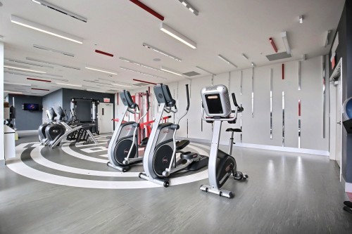 Salle d'exercice - 1806-1288 Av. Des Canadiens-De-Montréal, Montréal (Ville-Marie), QC - Indoor Photo Showing Gym Room