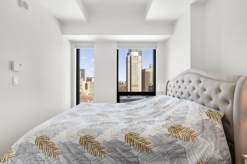 Chambre à coucher principale - 1806-1288 Av. Des Canadiens-De-Montréal, Montréal (Ville-Marie), QC - Indoor Photo Showing Bedroom