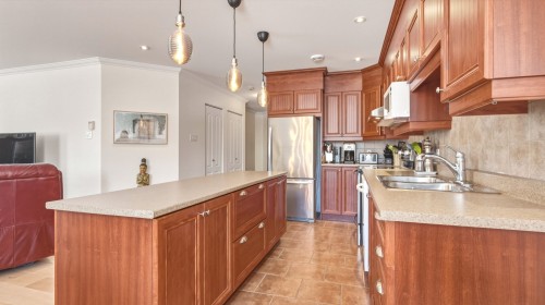 Kitchen - 202-288 Rg Des Vingt, Saint-Basile-Le-Grand, QC - Indoor Photo Showing Kitchen With Double Sink