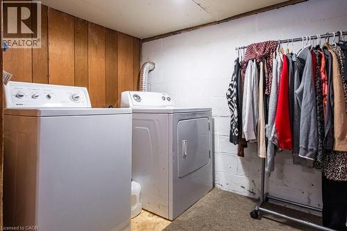 Spacious enough to accommodate a hanging rack. - 500 Ferguson Avenue N, Hamilton, ON - Indoor Photo Showing Laundry Room