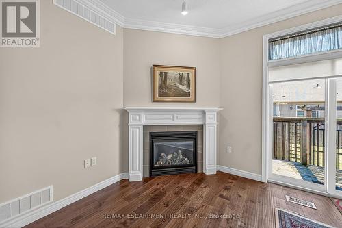 18 Ecker Lane, Hamilton, ON - Indoor With Fireplace
