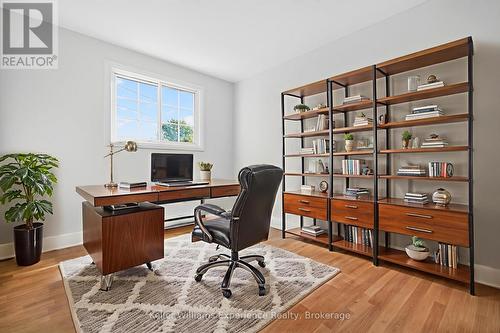 Digitally Staged - 556 Champlain Road, Tiny, ON - Indoor Photo Showing Office