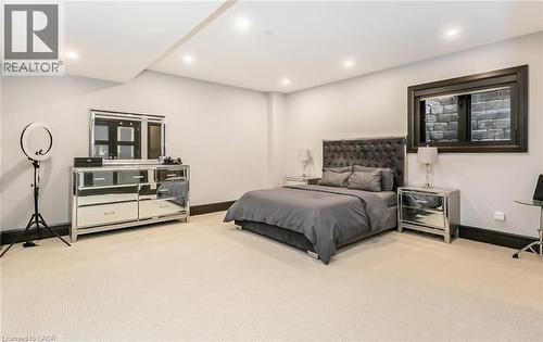 Bedroom featuring recessed lighting and light colored carpet - 24 Jacob Gingrich Drive, Kitchener, ON - Indoor Photo Showing Bedroom