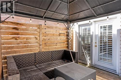 Wooden deck featuring a gazebo - 220 Townsend Avenue, Burlington, ON -  Photo Showing Other Room