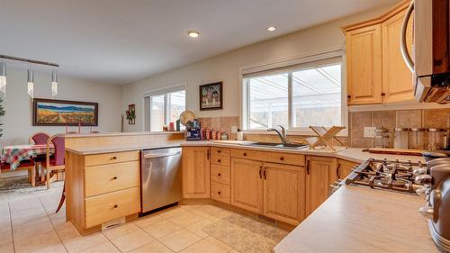 6524 Highway 6, Coldstream, BC - Indoor Photo Showing Kitchen With Double Sink