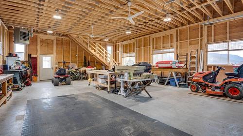 6524 Highway 6, Coldstream, BC - Indoor Photo Showing Garage
