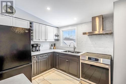 5 Carrington Court, Hamilton, ON - Indoor Photo Showing Kitchen With Double Sink