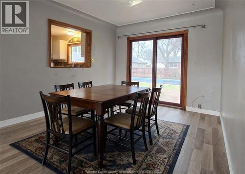 3672 Morris Drive, Windsor, ON - Indoor Photo Showing Dining Room