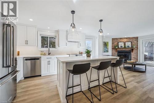 37 Enfield Drive, Cambridge, ON - Indoor Photo Showing Kitchen With Stainless Steel Kitchen With Upgraded Kitchen