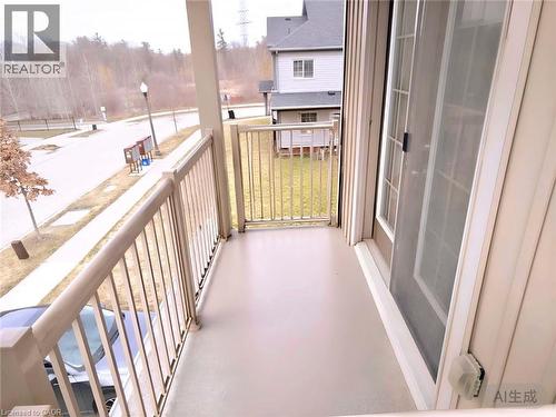 View of balcony - 52 Meadowridge Street, Kitchener, ON - Outdoor With Balcony