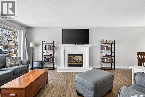 1321 Prince Crescent, Moose Jaw, SK - Indoor Photo Showing Living Room With Fireplace