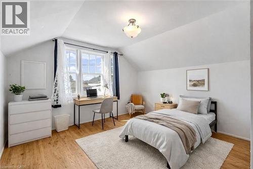 Digitally Staged - 23 Clifford Street, Hamilton, ON - Indoor Photo Showing Bedroom