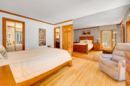 Chambre à coucher principale - 20 Ch. Ovila, Mont-Tremblant, QC - Indoor Photo Showing Bedroom